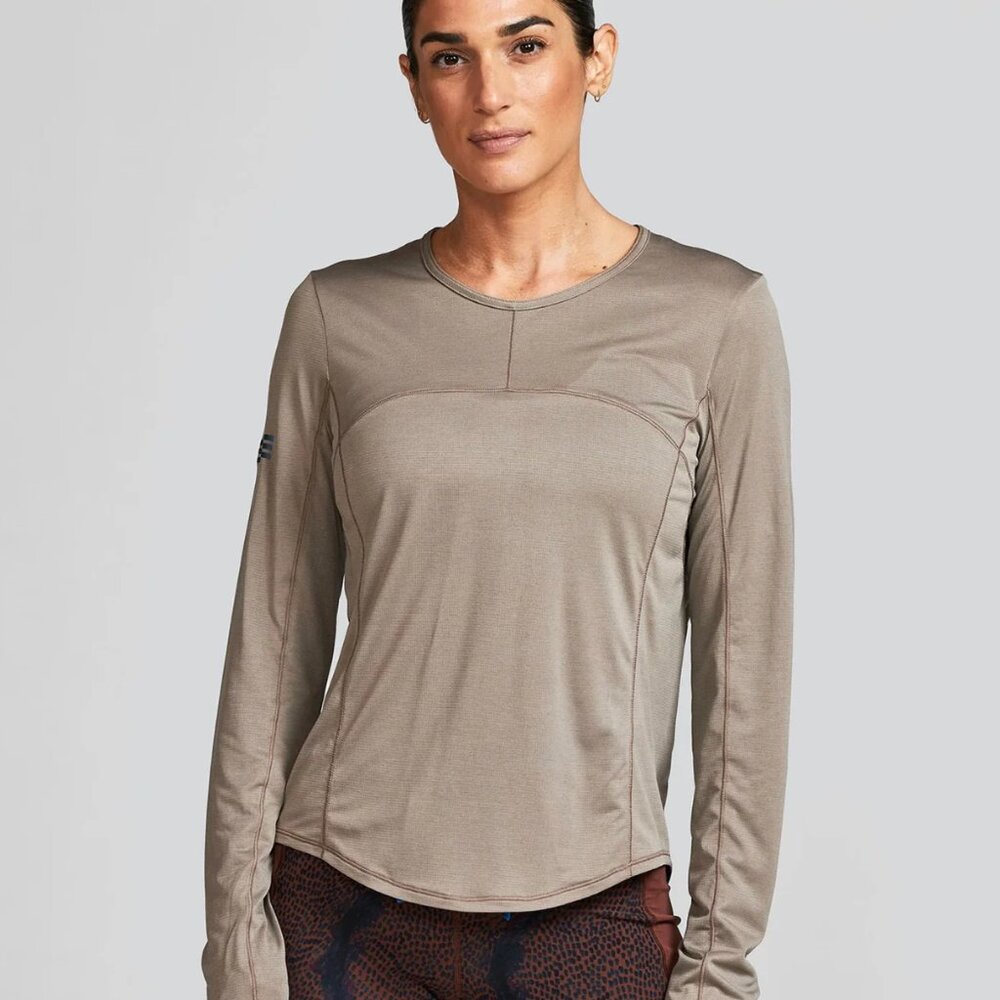 Janji Women's Run All Day Long Sleeve Shirt, size Small